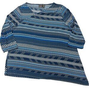 Chico's Travelers stretchy Blouse/top/shirt Women's size 3(16)